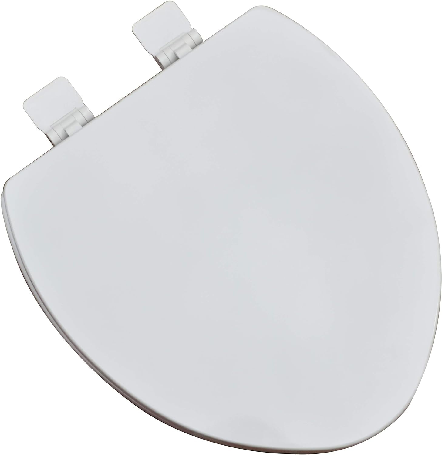 1Q1E10-00 Big'un Oversized 16" Wood Toilet Seat with Vari-Adjust Release N' Clean Lok-Down Hinge and Quik-Lok Mounting Hardware, White