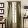 1q800004bz Marquee Faux Silk Pinch Pleat Curtain Panel, 30 By 144 