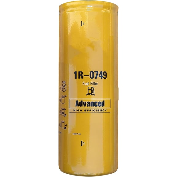 1R-0749 Advanced High Efficiency Fuel Filter Compatible With Caterpillar Engine C-10/12/13/15/16 3408B 3406B 3406E (Set of 1)