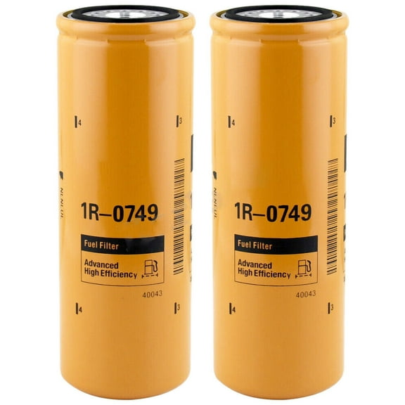 1R0749 For Caterpillar / CAT Fuel Filter 1R-0749 PACK OF 2