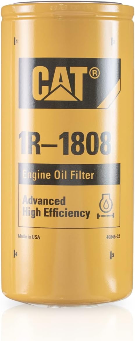 Caterpillar 1R1808 Engine Oil Filter, 1 Pack