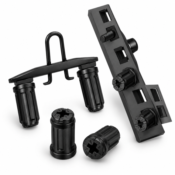 1RU Series II Rack Mount Solution 50-Pack Universal Server Hardware Mounting Kit