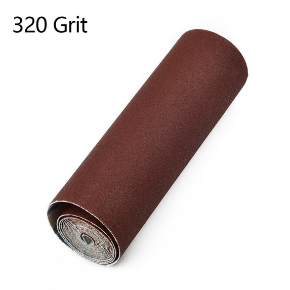 1Roll 1M 80-600 Grit Emery Cloth Roll Polishing Sandpaper for Grinding Tools