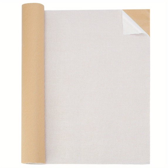 1Roll 2.18yards/2m Adhesive Linen Fabric Patches Sturdy Fabric Couch Repair Kits White 40cm 2m/roll