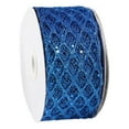 thumbnail image 1 of 1Roll 2.5 Inch Glitter Diamond Mesh Wired Ribbon for Christmas Tree Gift Wrapping Crafts Bows Wreaths Garland Tree Topper Holiday Decor 10 Yards, 1 of 9