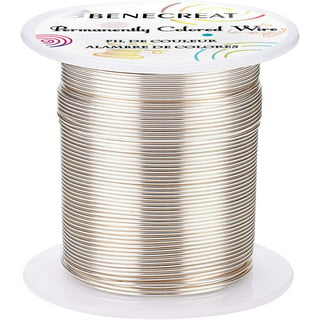 The Beadsmith Wire Elements Craft Wire – Tarnish Resistant, Soft Temper,  Round, Bare Copper Color – 1.3mm, 16 Gauge, 5 Yard Spool – Jewelry Making