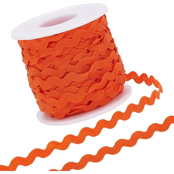 1Roll 27yd/25m RIC Rac Trim Ribbon Wave Sewing Bending Fringe Trim 5mm/0.2 inch