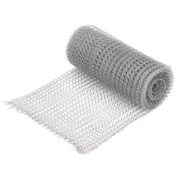 1Roll 3 Meter 304 Stainless Steel Insect Repellent Mesh Sheet Stainless Steel Color 128x0.5mm