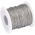 thumbnail image 1 of 1Roll 394FT 304 Stainless Steel Cable Wire 1/32" Wire Rope Aircraft Cable Wire Trellis Strength Cable for DIY Outdoor Railings Garden String Lights Picture Hanging Clothesline(Uncoated), 1 of 7
