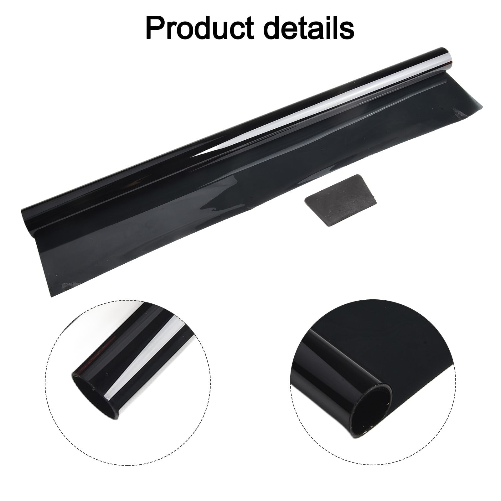1Roll 50cm X 300cm 15 Percent VLT Casement Tint Film Glass Sticker Sun Shade Film Black For Car UV-Protector Foils Sticker Film