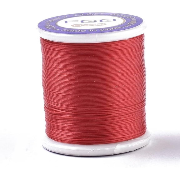 1Roll 54.68 Yards 0.1mm Nylon 66 Coated Beading Threads Bead Thread Nylon 66 Coated Beading Threads Stringing Materials