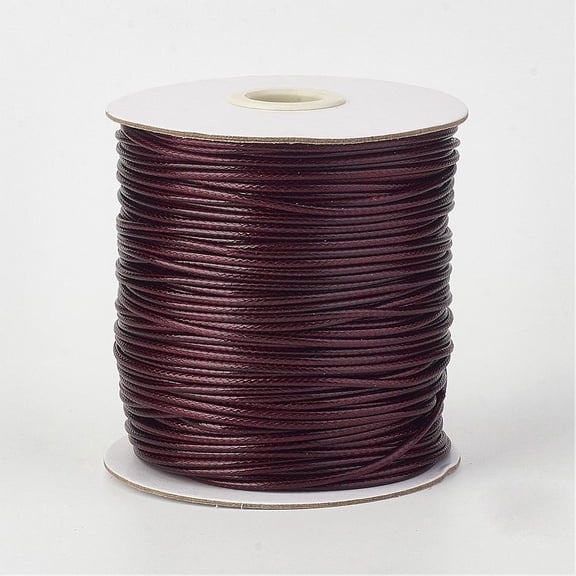 1Roll Eco-Friendly Korean Waxed Polyester Cord Dark Red 2mm 90yards/roll(80m/roll)