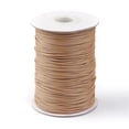 thumbnail image 1 of 1Roll Korean Waxed Polyester Cord BurlyWood 1mm about 85yards/roll, 1 of 3