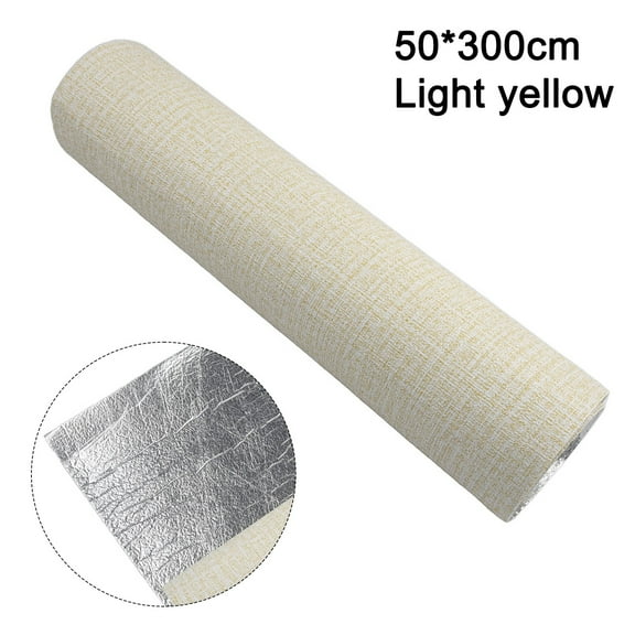 1Roll Moisture-Proof Wall Stickers Self-Adhesive Waterproof Noise-Proof Wallpaper Thermal Insulation Living Room Bedroom Decor