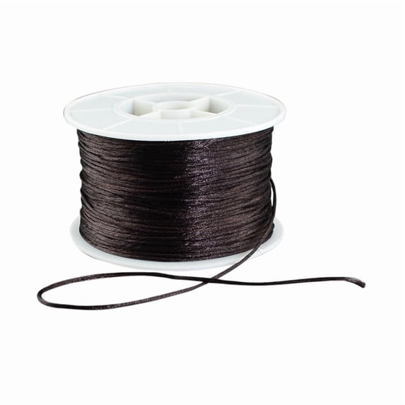 1Roll Nylon Satin Rattail Cords Beading Threads for Bracelet Jewelry ...