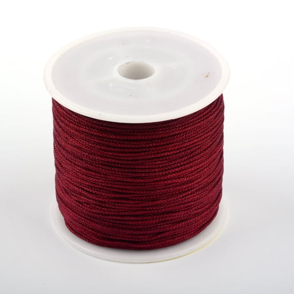 1Roll Nylon Thread Dark Red 1mm about 87.48 yards(80m)/rollDIY