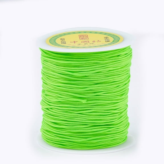 1Roll Nylon Thread Lawn Green 1.5mm 120.29 yards(110m)/roll