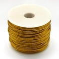 thumbnail image 1 of 1Roll Nylon Thread Rattail Satin Cord Dark Goldenrod 1.0mm about 76.55 yards(70m)/roll, 1 of 2