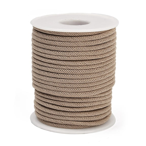 1Roll Nylon Threads Cords/Twisted Cords BurlyWood 3mm 21.87 yards(20m)/roll