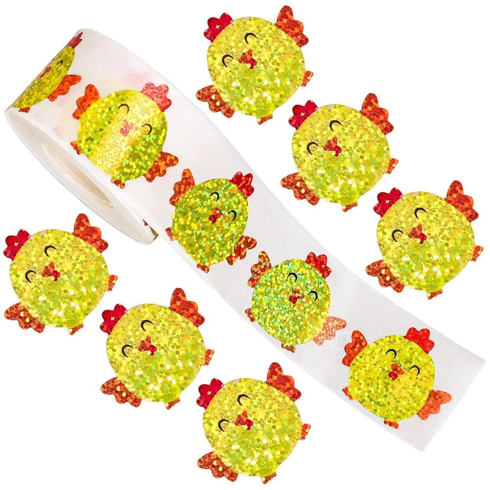 Ffe Sticker 1Roll Sparkly Chick Stickers Funny Label Stickers Envelope Sealing ...