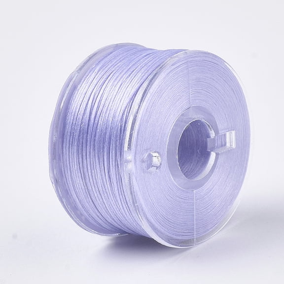 1Roll Special Coated Nylon Beading Threads for Seed Beads Lilac 0.1mm 50yards/roll