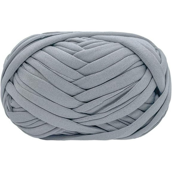 1Roll T-Shirt Yarn Knitting Yarn Fabric Crochet Cloth for Summer Hand DIY Bag Blanket Cushion Crocheting Projects 100g