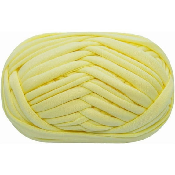 1Roll T-Shirt Yarn Knitting Yarn Fabric Crochet Cloth for Summer Hand DIY Bag Blanket Cushion Crocheting Projects 100g