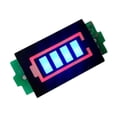 thumbnail image 1 of 1S 2S 3S 4S Lithium Battery Capacity Indicator Voltmeter Module - Blue Display, 1 of 4