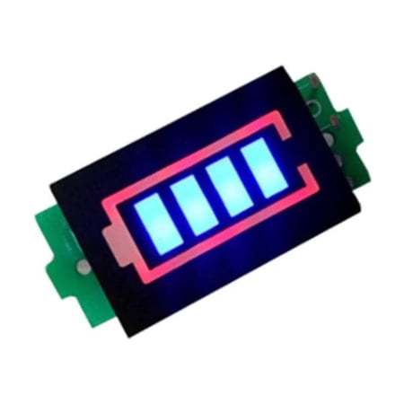 1S 2S 3S 4S Lithium Battery Capacity Indicator Voltmeter Module - Blue Display