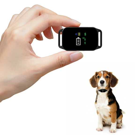 1S Stop Barking Smart Dog Bark Collar, Humane Anti Barking Device with Beep & Vibration, 7 Adjustable Sensitivity, Ultra-Light Bark Collar for Small Medium Large Dogs IP67 Waterproof Indoor Outdoor