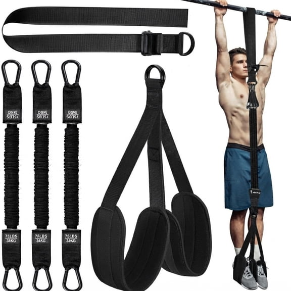 1SET Pull-Up Assist Bands, Heavy-Duty Resistance Bands for Home Gym Strength Training