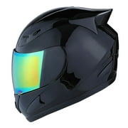 1STORM MOTORCYCLE BIKE FULL FACE HELMET HJDJ11 MECHANIC GLOSSY BLACK