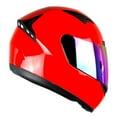 thumbnail image 1 of 1STORM MOTORCYCLE FULL FACE HELMET BIKE BOOSTER G335CLS GLOSSY RED, 1 of 6