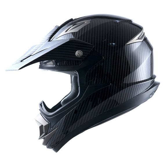 1STORM MOTORCYCLE BIKE FULL FACE HELMET HGXP14B BOOSTER CARBON FIBER BLACK