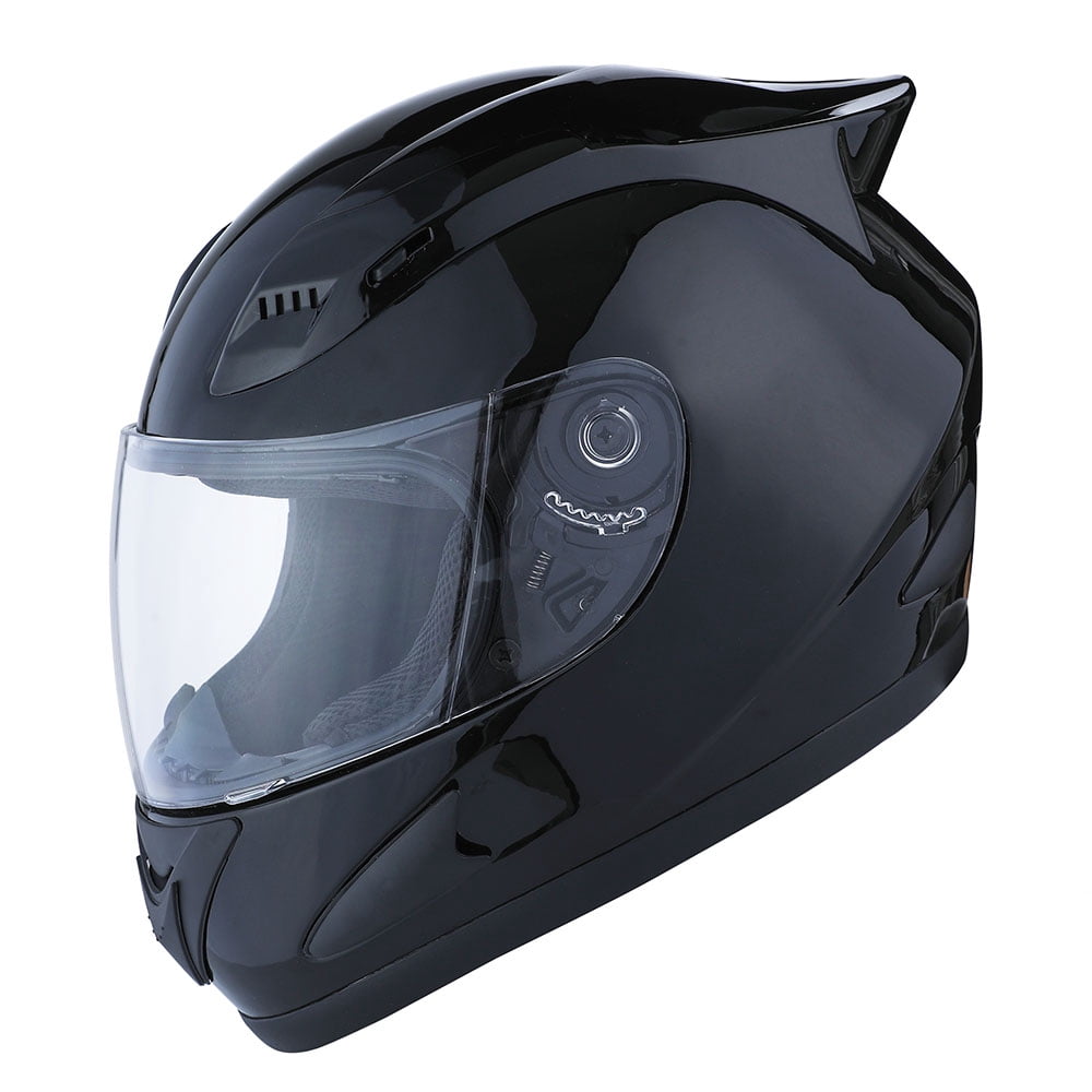 1STORM MOTORCYCLE BIKE FULL FACE HELMET MECHANIC GLOSSY BLACK