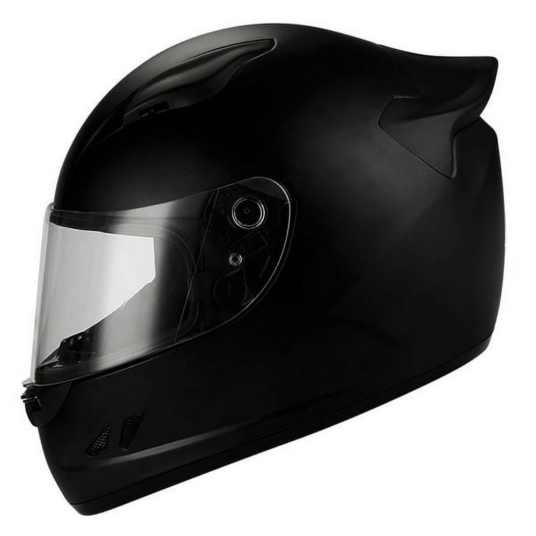 black motorcycle helmet one day shipping 1STORM MOTORCYCLE BIKE FULL FACE HELMET MECHANIC MATT BLACK