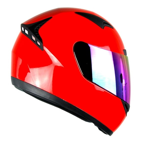 1STORM MOTORCYCLE BIKE FULL FACE HELMET HG335 BOOSTER GLOSSY RED