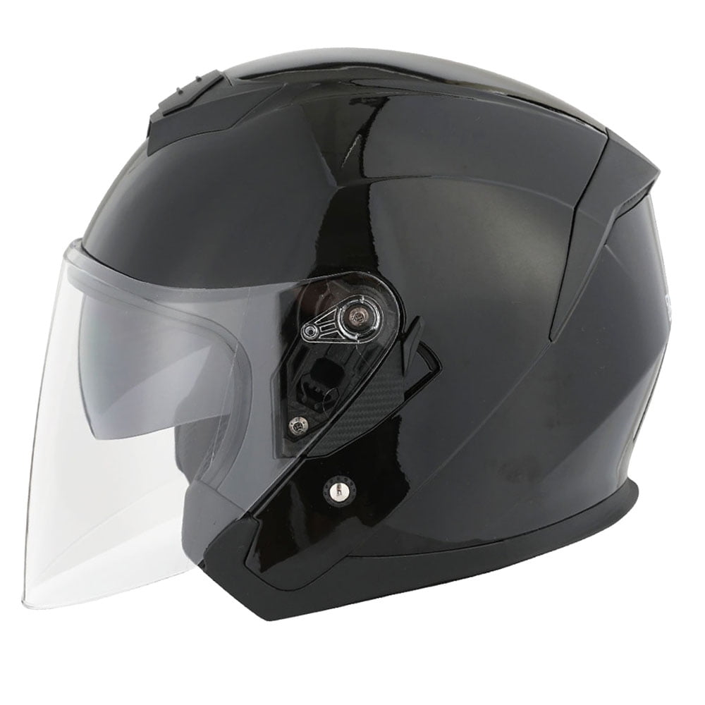 1STORM MOTORCYCLE OPEN FACE HELMET SCOOTER CLASSICAL KNIGHT BIKE DUAL