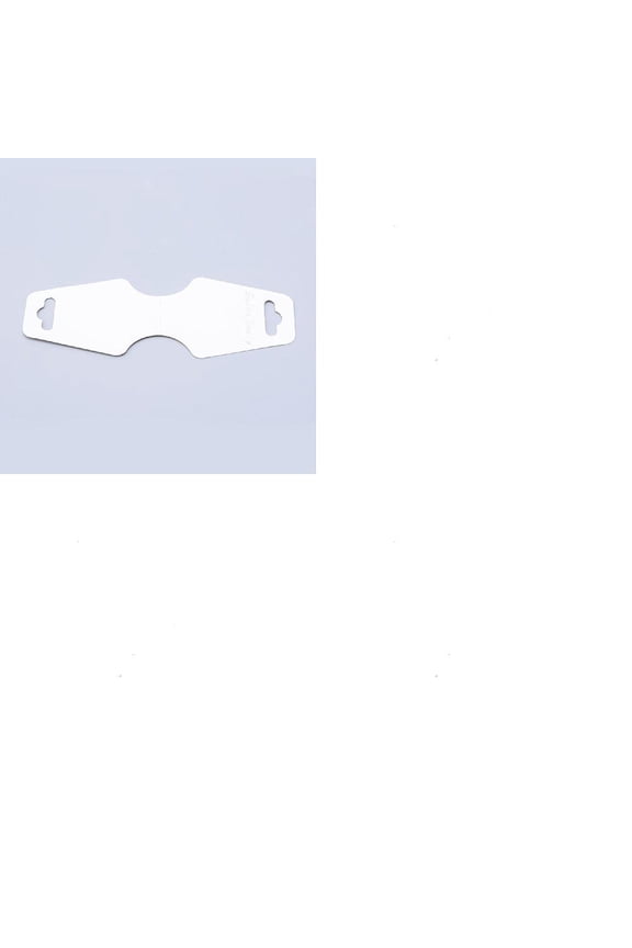 1Set 100Pcs Folding Cardboard Display Cards Used For Necklace Bracelet and Mobile Pendants White 124x46x0.3mmDIY