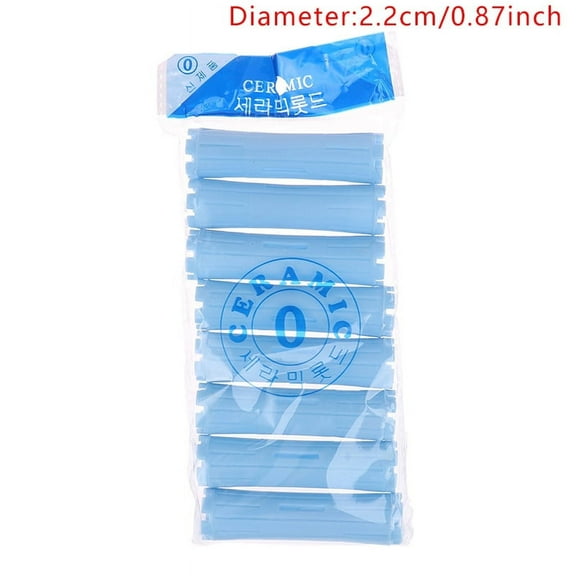 1Set 11 Sizes Hair Perm Rods Kit Cold Permanent Bar Plastic Curlers Roll