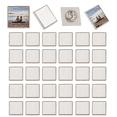 thumbnail image 1 of 1Set 20 Sets Alloy Sublimation Blank Brooch Pin Square 19.5x19.5mm, 1 of 5