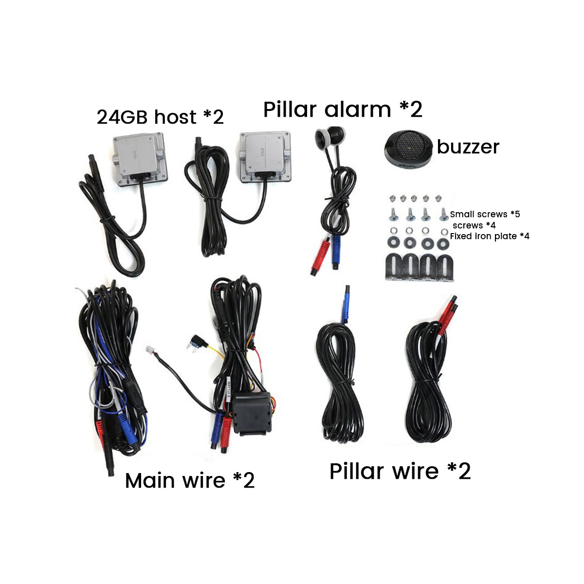 1Set 24GHz Blind Spot Sensor Radar Detection System Auto Change Drive