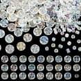 thumbnail image 1 of 1Set 26 Styles Electroplated Glass Bead Flat Round with Letter Clear 200Pcs Transparrent Glass Beads Rondelle Mixed Shapes 4~10x4~5mm Hole: 1~1.6mm, 1 of 7