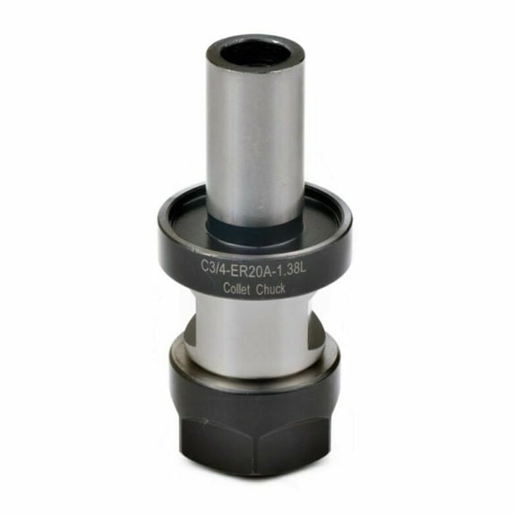 1Set 3/4 Er20 1.38 Tts Tool Holder Collet Chuck Holder Metal Working Tool Silver For Tomrach C3/4-Er20A 1.38L Collet Tools