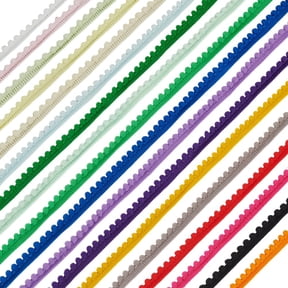 1Set 36 Yards 18 Styles Pom Pom Fringe Trim 3/8 inch Multicolor Pom Pom Ball Fringe Trim Ribbon Pom Fringe Tassel Lace Ball Fringe Ribbon for Home Curtain Clothes Pillow Decoration