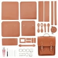 1Set 39pcs DIY Leather Shoulder Bag Making Set Knitting Crochet Bags