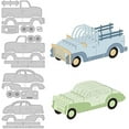 thumbnail image 1 of 1Set 3D Car Cutting Dies Truck Embossing Stencil Template Carbon Steel Die Cutting Template Metal Crafting, 1 of 7