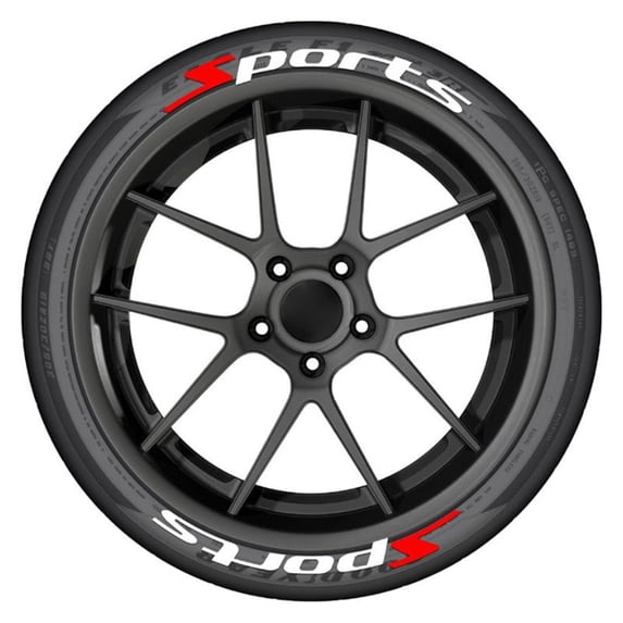 1Set 3D Car Tire Waterproof Universal Stickers,Wheel Sidewall Decals ...