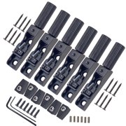 1Set 4/5/6 String Fixed Bass Headless Bridge Single String Silver Zinc alloy