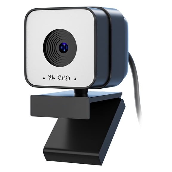 1Set 4K AutoFocus Webcam with Microphones for Live Streaming with Video Quality Plugs and Play Compatibility